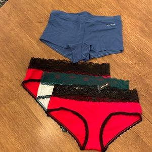 NWT Adore Me Cotton Panties Bundle 4 Pair Size Medium